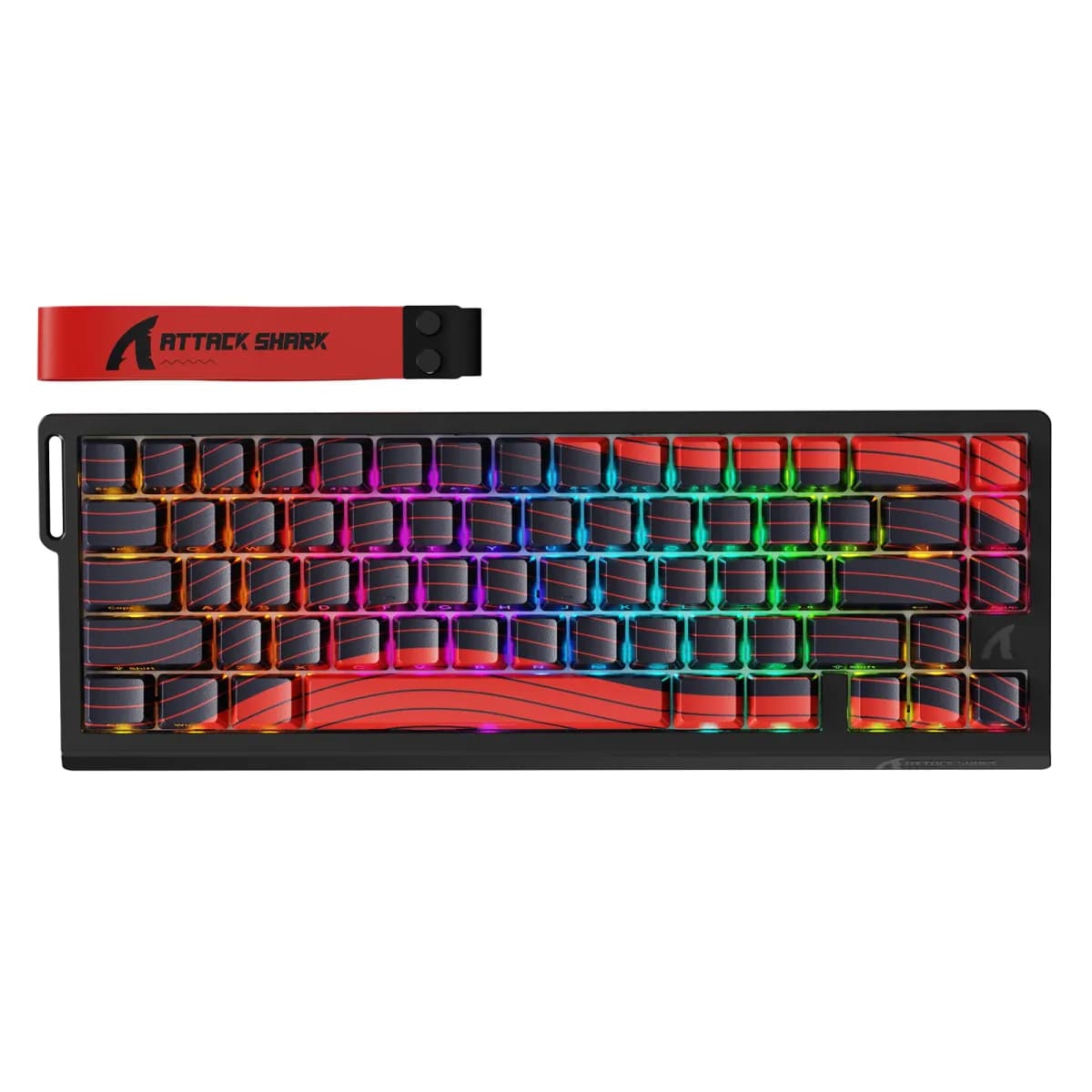 Attack Shark X68 Pro HE - Black-Red Contour